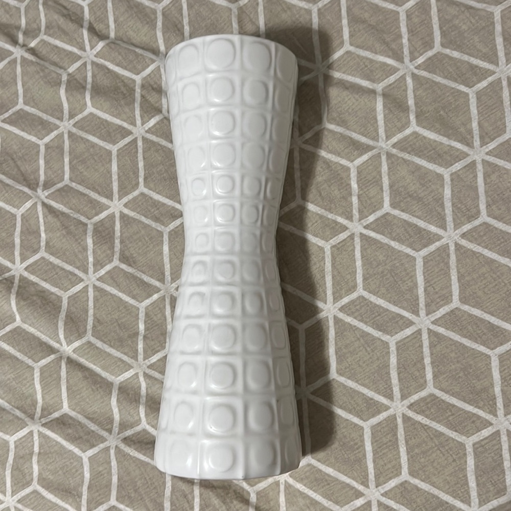 Jonathan Adler tall white vase